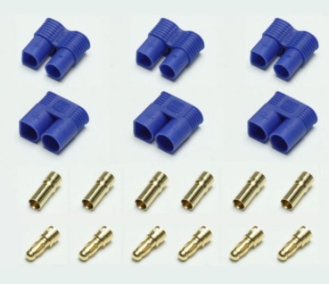 X6764 EC3 Stecker/Buchse 3 Paar